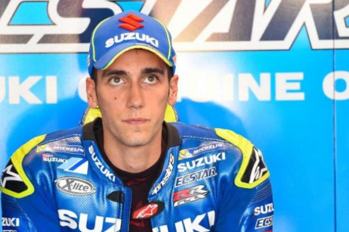 Pebalap Tim Suzuki, Alex Rins.