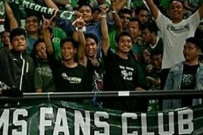 Suporter PSMS Medan dari ordo Utras 1950 PFC.