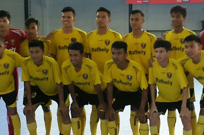 Tim tuan rumah, Rafhely FC, yang menjadi juara grup A turnamen Rafhely Specs VII 2017.