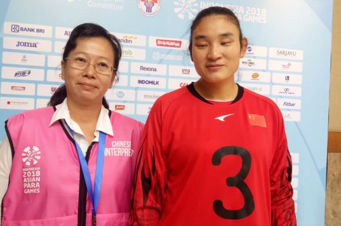 Bintang tim goalball putri China, Chen Fengqing