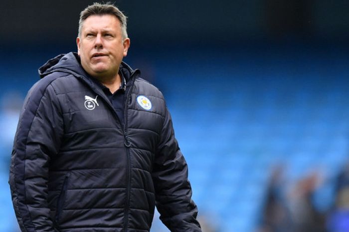 Ekspresi Manajer Leicester City, Craig Shakespeare, seusai pertandingan Liga Inggris 2016-2017 menghadapi Manchester City di Stadion Etihad, Manchester, Inggris, pada 13 Mei 2017.