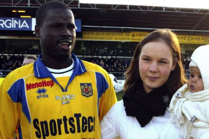 Emmanuel Eboue dan sang istri, Aurelie