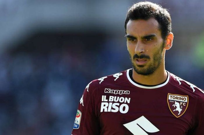 Davide Zappacosta bek sayap kanan Torino, dalam pertandingan Serie A musim lalu