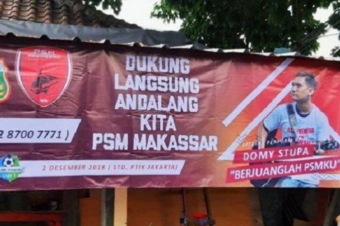 Spanduk Komunitas Gue PSM