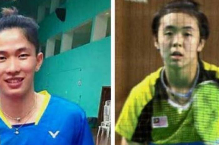 Pebulu tangkis ganda campuran Malaysia,  Chen Tang Jie (kiri) dan Peck Yen Wei (kanan), yang berhasil menjadi juara Malaysia International Challenge 2018. 