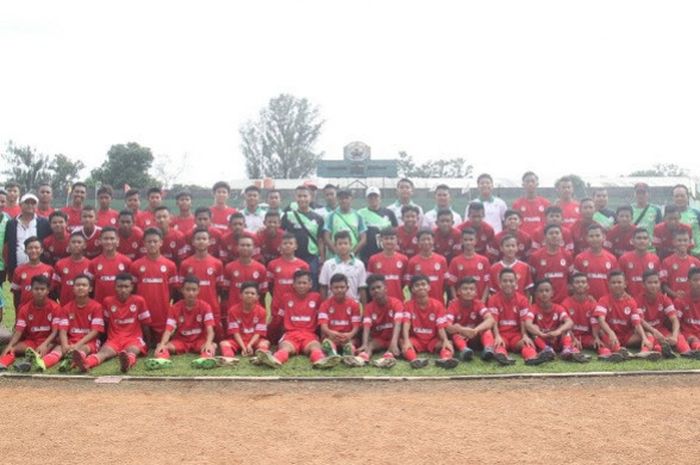 Sebanyak 70 peserta mengikuti seleksi Timnas Pelajar U-15 di Stadion Siliwingangi, Bandung, Jawa Barat.