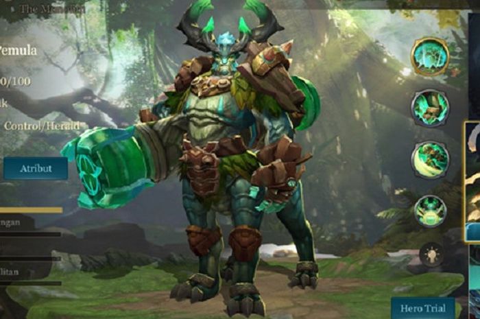 Hero Baldum, The Monolith akan resmi dirilis oleh Garena AOV Indonesia pada Jumat (14/9/2018).