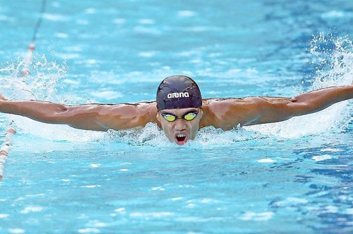 Triady Fauzi Sidiq, salah satu perenang pelatnas yang dipersiapkan ke SEA Games Malaysia 2017.