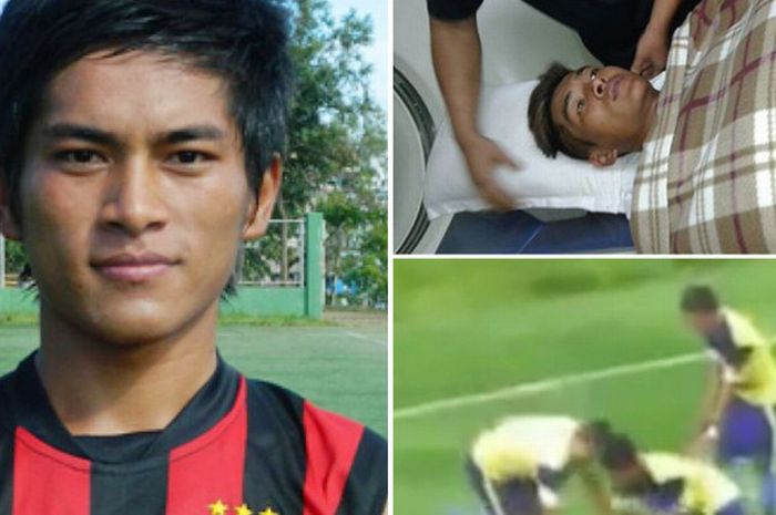 Pemain Bethlehem Vengthlang FC, Peter Biaksangzuala meregang nyawa karena salah mendarat saat melakukan selebrasi salto.