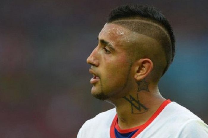 Gaya rambut  Arturo Vidal.