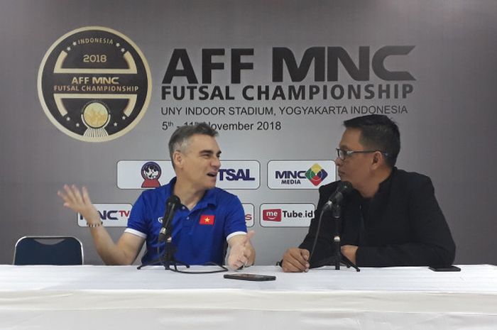 Pelatih timnas futsal Vietnam, Miguel Rodrigo.