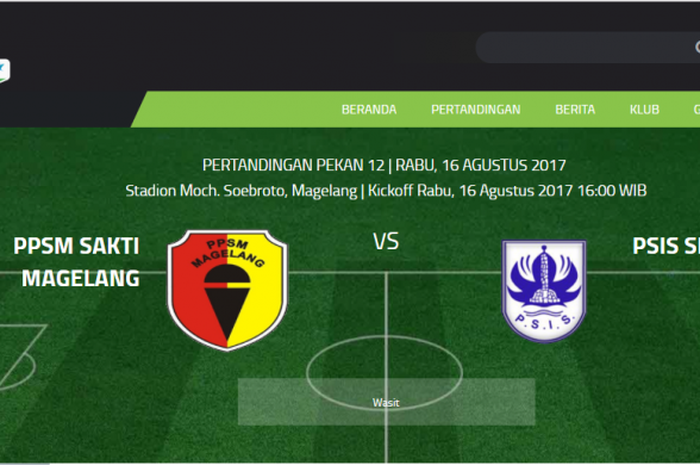 PPSM Sakti Magelang kontra PSIS Semarang di stadion Moch Soebroto rabu 16 agustus 2017