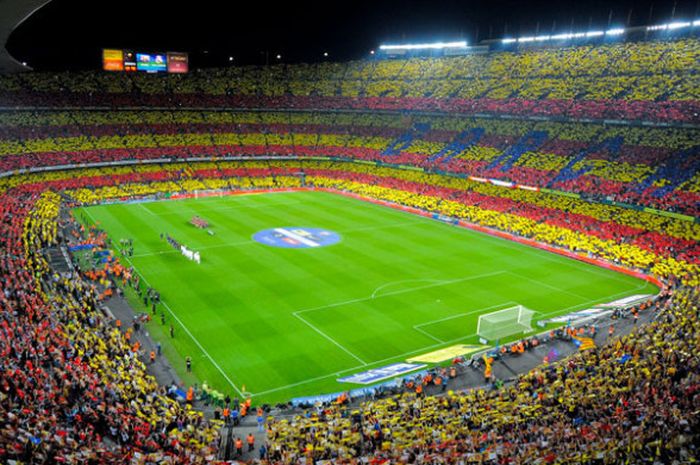 Suasana Stadion Hard Rock, Miami saat El Clasico berlangsung (29/7/2017) 