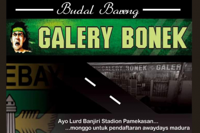 agenda bonek mania jelang away day ke madura pada laga persepam- persebaya di stadion gelora ratu pemeling (10/9/2017)