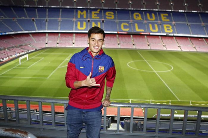 Pemain asal Brasil, Philippe Coutinho, telah resmi menjadi bagian dari klub raksasa Liga Spanyol, FC Barcelona.