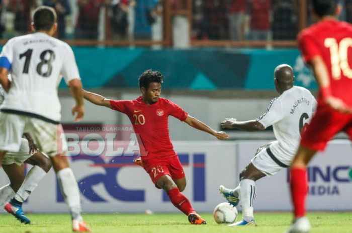 Ilham Udin Armaiyn saat membela timnas Indonesia