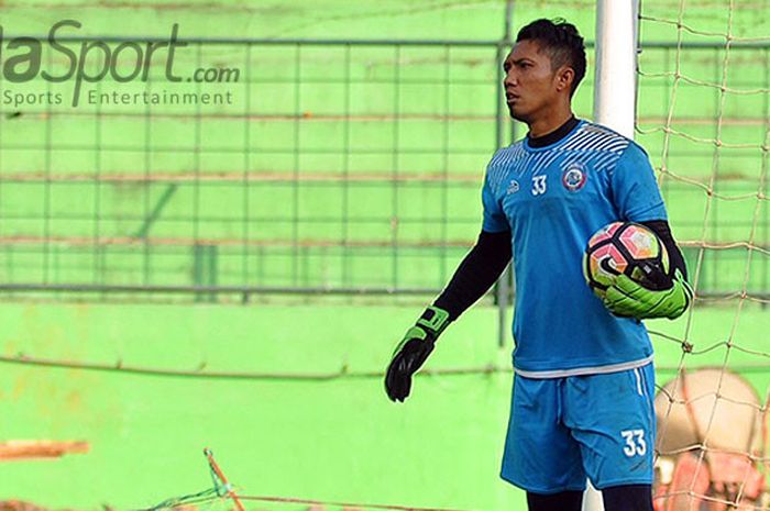 Dwi Kuswanto saat masih membela Arema FC