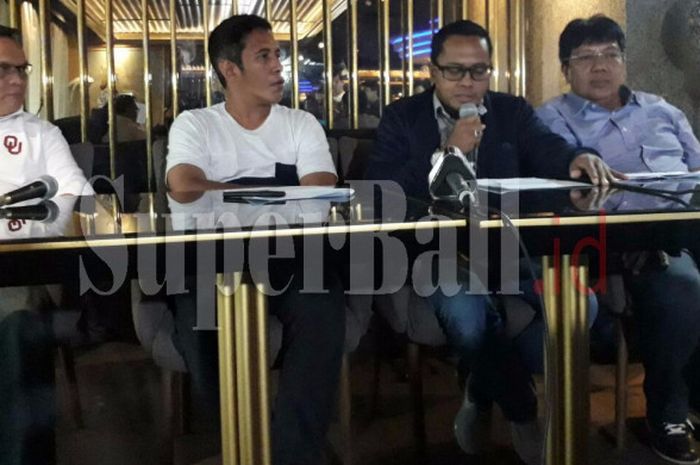 Perwakilan beberapa klub Liga 1 melakukan pertemuan di FX Sudirman, Senayan, Jakarta Pusat, Rabu (4/10/2017)