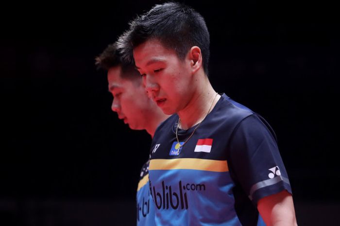 Ganda putra Indonesia, Marcus Fernaldi Gideon/Kevin Sanjaya Sukamuljo.