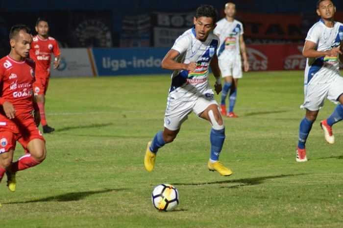 Skuat PSIS Semarang saat berhadapan dengan Persija Jakarta di Stadion Sultan Agung, Bantul, Selasa (18/9/2018) malam WIB