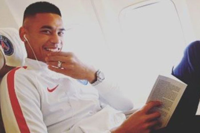 Unggahan foto Instagram kiper PSG Alphonse Areola pada tanggal 22 November 2016.