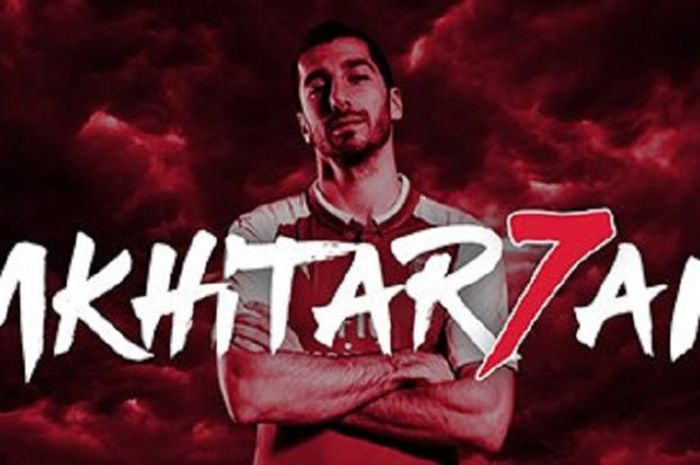 Foto Pengumuman Nomor Punggung Henrikh Mkhitaryan 