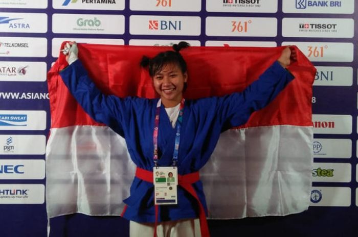 Khasani Najmu Shifa, atlet Indonesia pertama yang berhasil mempersembahkan medali untuk Indonesia melalui cabang olahraga Kurash di Asian Games 2018.