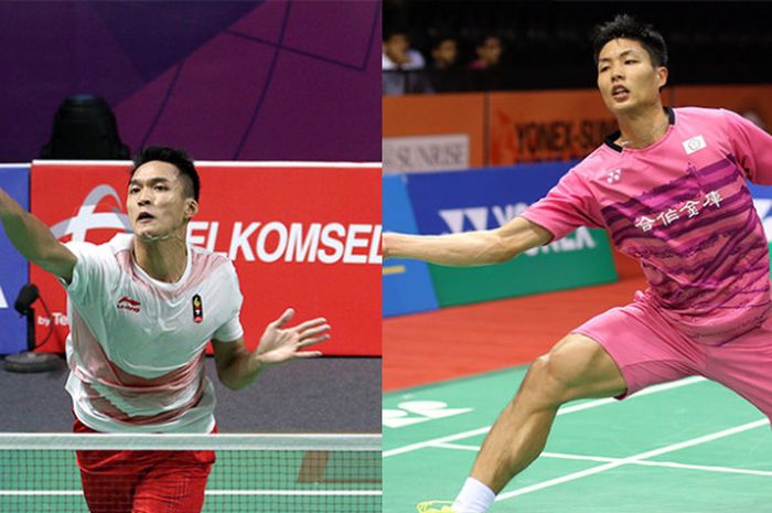 Jonatan Christie dan Chou Tien Chen.