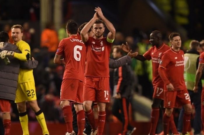 Kapten Liverpool, Jordan Henderson.  