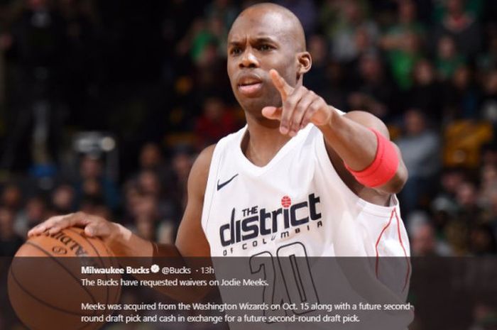 Pemain NBA, Jodie Meeks, dikabarkan akan didepak dari Milwaukee Bucks.