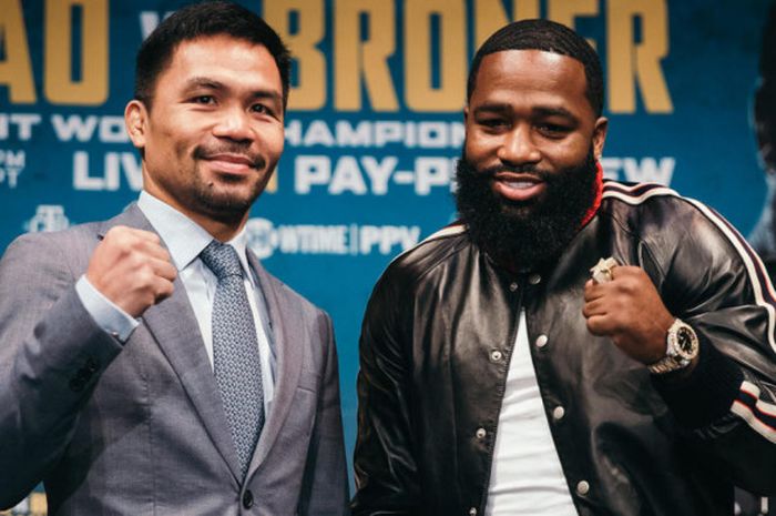 Manny Pacquiao dan Adrien Broner.