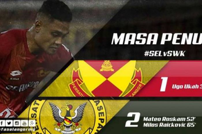 Selangor FA vs Sarawak FA