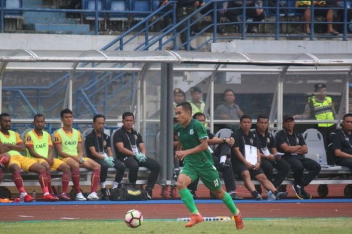 Pemain PSMS Medan, Erwin Ramdani. 