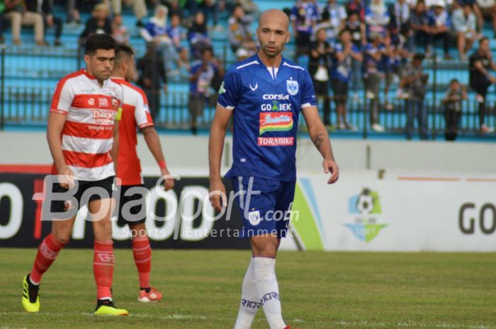  Penyerang asing PSIS Semarang, Bruno Silva.  