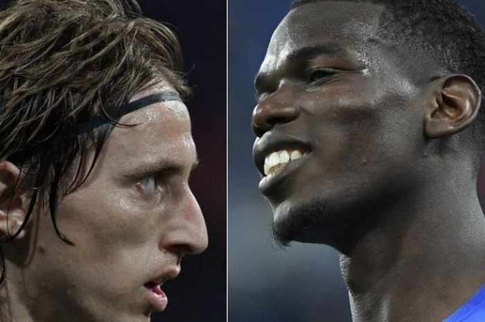 Jenderal lapangan tengah Kroasia dan Prancis, Luka Modric dan Paul Pogba, akan berhadapan di final Piala Dunia 2018 pada Minggu (15/07/2018) di Stadion Luzhniki, Moskow, pada pukul 22.00 WIB.