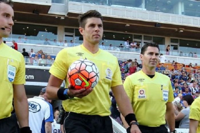 Shaun Evans, Wasit Asal Australia yang akan memimpin di Liga 1