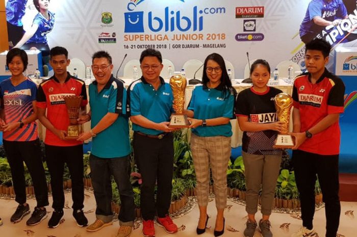 Turnamen Blibli.com Superliga Junior 2018 akan diselenggarakan di GOR Djarum, Magelang, Jawa Tengah, pada 16-21 Oktober 2018.