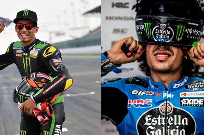 Hafizh Syahrin dan Franco Morbidelli.