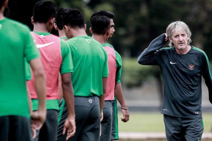 Pelatih Fisik Timnas Indonesia, Miguel Gandia saat menjalani pemusatan latihan timnas U-23 Indonesia