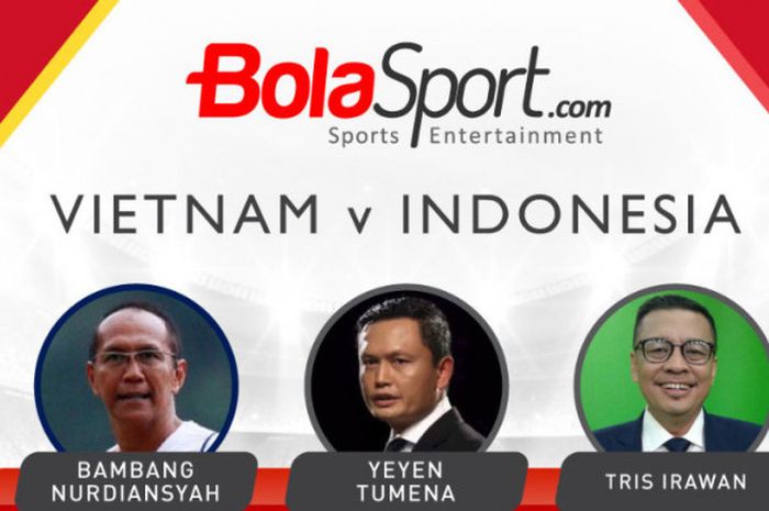 Tiga pengamat sepak bola memprediksi hasil pertandingan Vietnam vs Indonesia di SEA Games 20017.