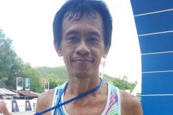 Tan Song Hua yang merupakan peserta Barelang Marathon 2018 asal Malaysia.