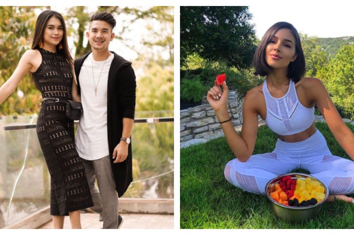 Kolase foto Kim Kurniawan, Elisabeth Novia Makalew, dan Olivia Culpo