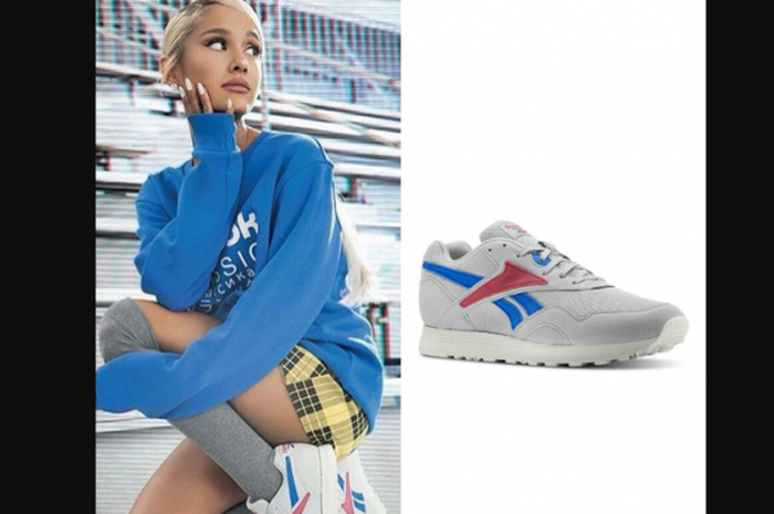 Ariana Grande menjadi model iklan sneaker Reebok Classics Rapide.