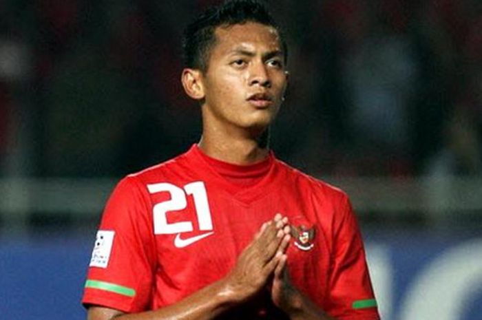 Yongki Aribowo saat memperkuat timnas Indonesia di Piala AFF 2010