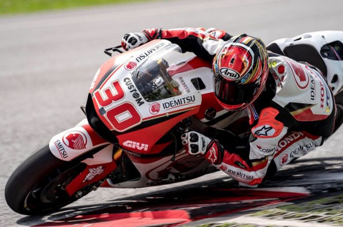 Pebalap tim LCR Honda, Takaaki Nakagami.