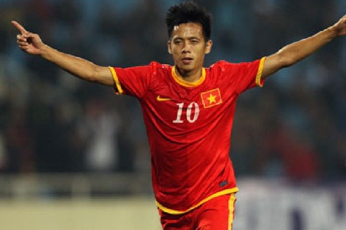 Pemain veteran Timnas Vietnam, Nguyen Van Quyet.