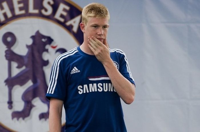 Kevin de Bruyne saat masih memperkuat Chelsea. 