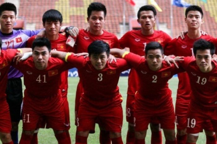 Skuat timnas U-23 Vietnam.