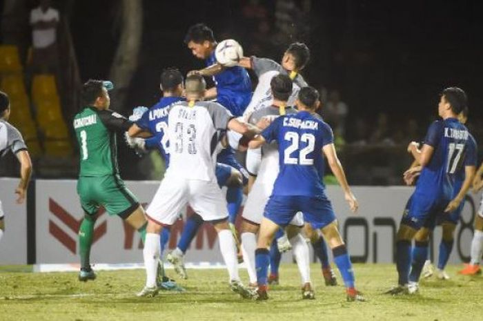 Timnas Filipina versus Thailand dalam laga babak grup B Piala AFF 2018 di Stadion Panaad, Rabu (21/1