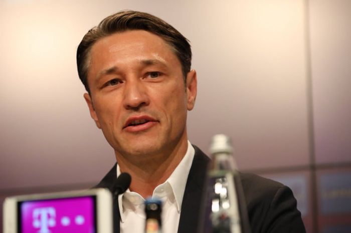 Niko Kovac melakukan konferensi pers pertama sebagai pelatih Bayern Muenchen, Senin (2/7/2018)